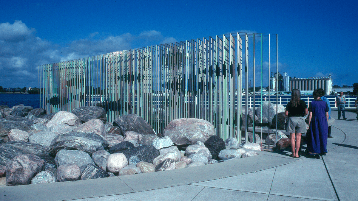 Waterfront revitalization landscape architecture